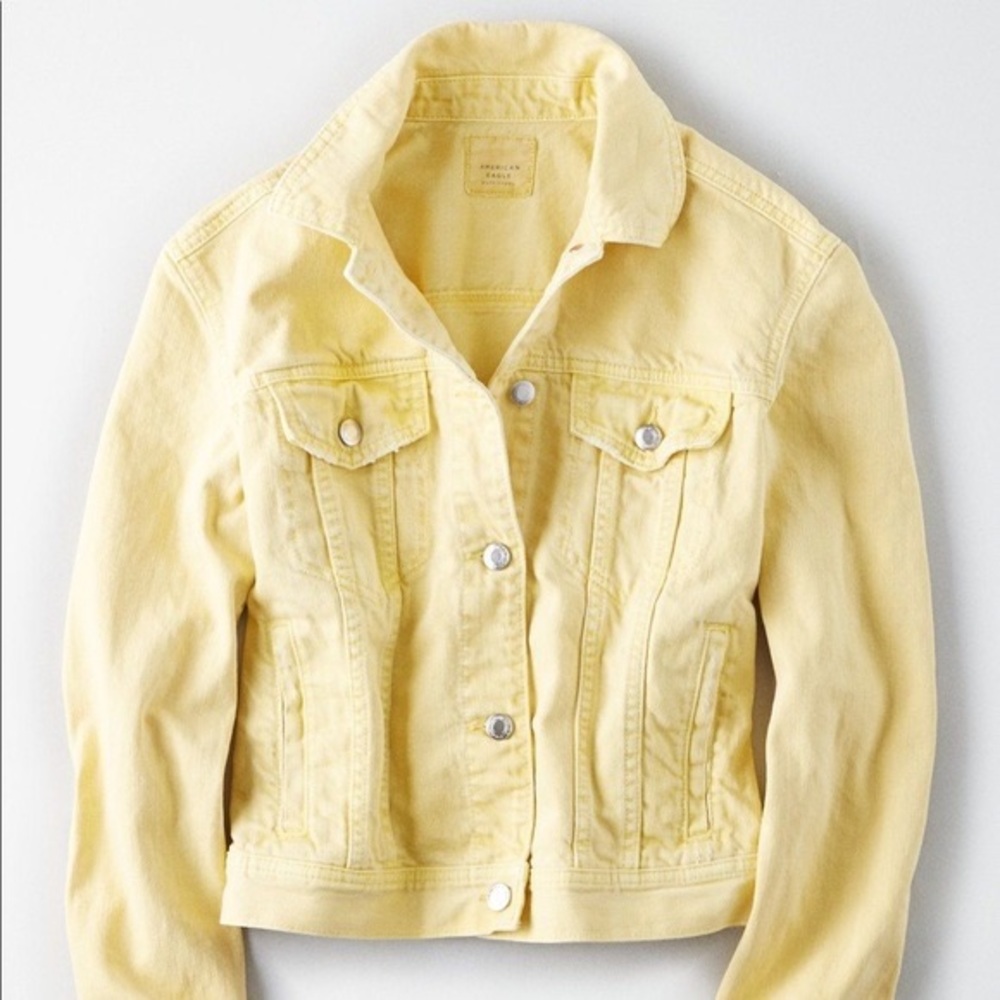 American Eagle Yellow Jean Jacket